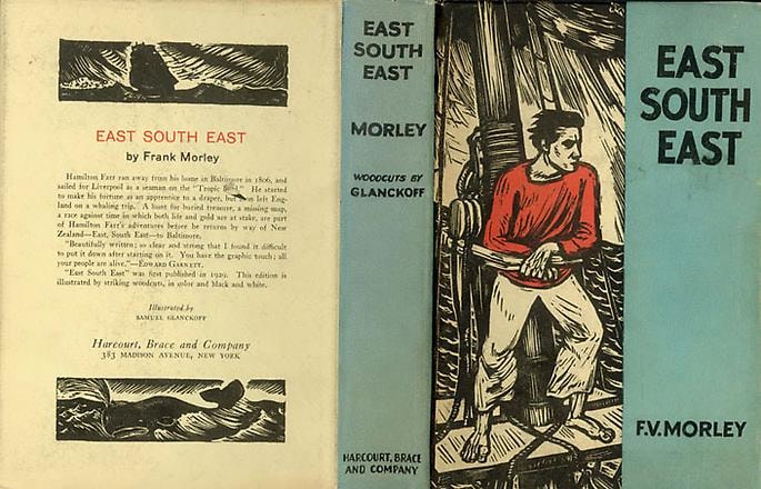 Inv# East South East, Dust Jacket, 1929