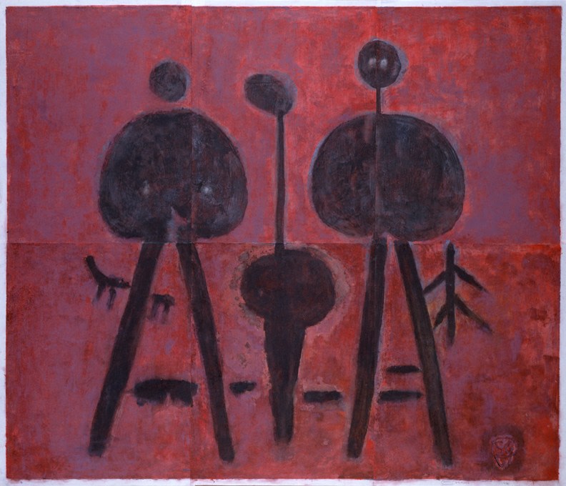 Untitled, PP 6018,&amp;nbsp;1981
Water Soluble Printer&amp;rsquo;s Ink and Casein
​​​​​​​on Handmade Japanese Paper
H:&amp;nbsp;49 x W: 58 inches