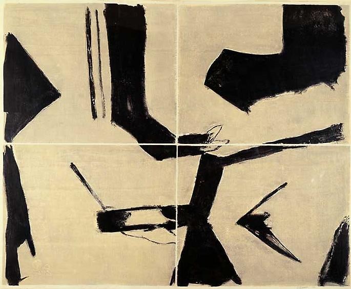 Inv# PP 4001 Untitled, c.1972
Water Soluble Printer&amp;#39;s Ink and Casein
on Handmade Japanese Paper
39 1/4 x 48 5/8 inches&amp;nbsp;&amp;nbsp;
99.7 x 123.52 cm

Private Collection