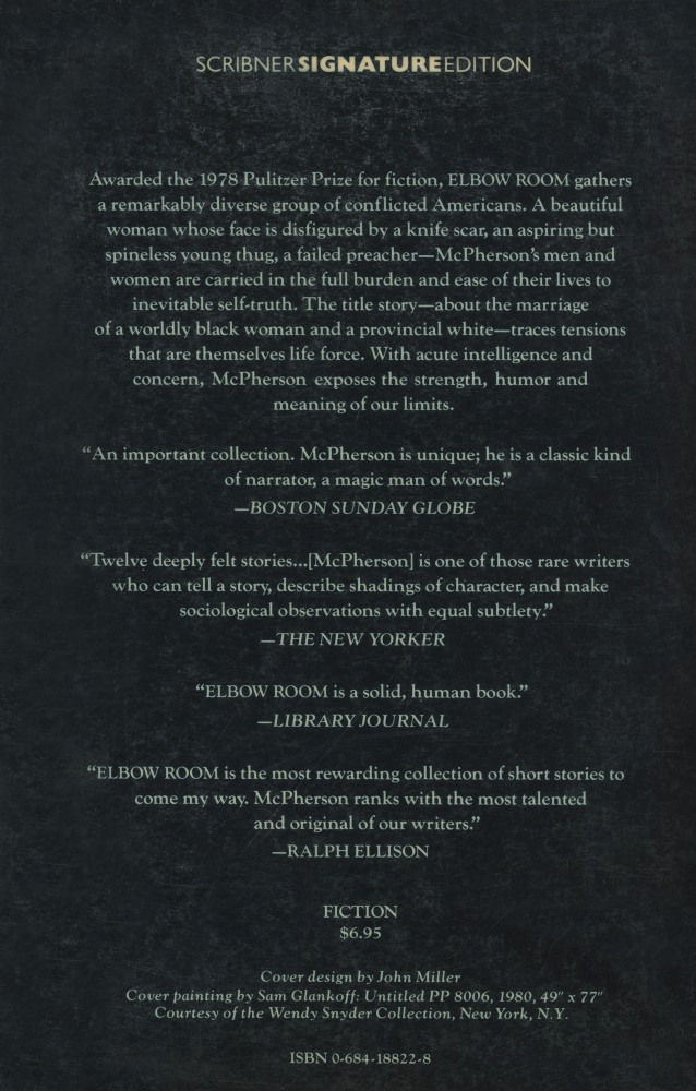 Elbow Room, Book Cover