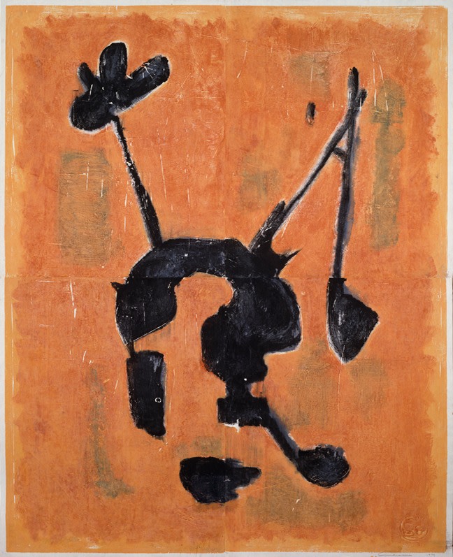 Untitled, PP 4067,&amp;nbsp;1973
Water Soluble Printer&amp;rsquo;s Ink and Casein
on Handmade Japanese Paper
H:&amp;nbsp;48 1/2 x W: 38 1/4 inches