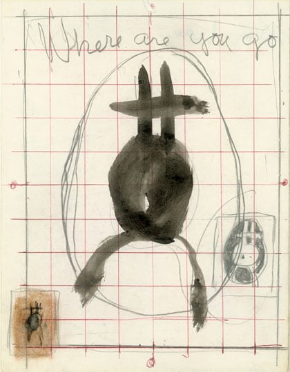 Inv# FI 114 Untitled, c. 1970s
Ball Point Ink, Graphite, Pastel and India Ink
on Bond Paper
11 x 8.5 inches&amp;nbsp;&amp;nbsp;
27.9 x 21.6 cm