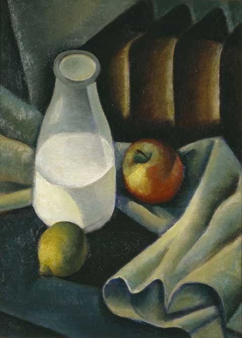 Still Life with Milk Bottle
Inv# Painting 002 Untitled, c. 1920s
Oil on Canvas
22 1/4 x 16 1/4 inches&amp;nbsp;&amp;nbsp;
56.5 x 41.3 cm