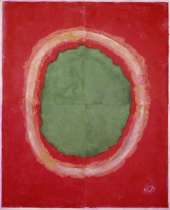 Untitled, PP 4184,&amp;nbsp;1979
Water Soluble Printer&amp;rsquo;s Ink and&amp;nbsp;Casein
on Handmade Japanese Paper
H:&amp;nbsp;49 3/4 x W: 39 5/8 inches