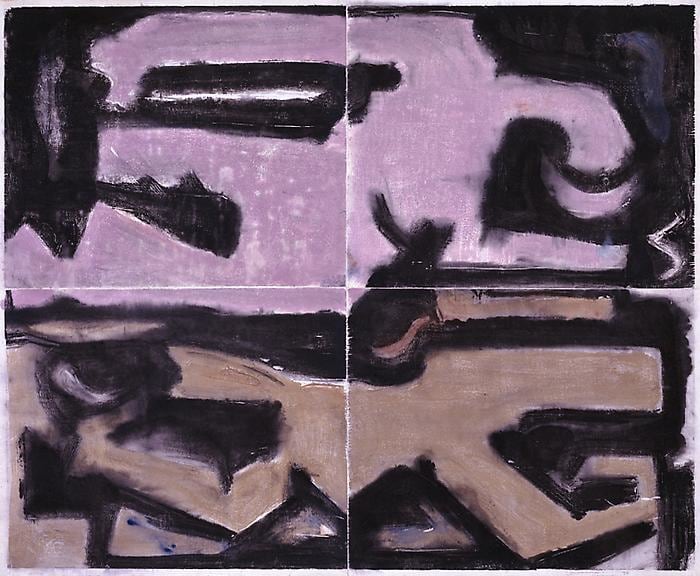 PP 4039 Untitled, 1973
39 7/8 x 48 1/4 inches
101.3 x 122.56 cm
Water Soluble Printer&amp;#39;s Ink and Casein
on Handmade Japanese Paper