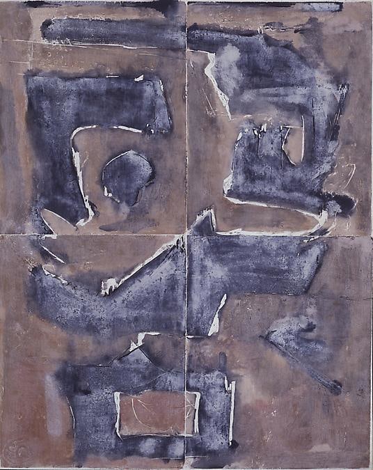 Untitled, PP 4045, c. 1971
Water Soluble Printer&amp;rsquo;s Ink and&amp;nbsp;Casein
on Handmade Japanese Paper
H:&amp;nbsp;48 1/8 x W: 38 inches