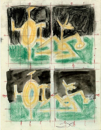 Inv# FI 111-OB Untitled, c. 1970s-1980
Ball Point Ink, Graphite, Pastel and India Ink
on Bond Paper
11 x 8.5 inches&amp;nbsp;&amp;nbsp;
27.9 x 21.6 cm