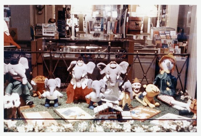 Babar&amp;#39;s in Bloomingdales Window, c. 1950s
Inv# IMIT #13 001