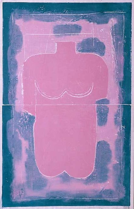 Inv# PP 2010 Untitled, 1971
Water Soluble Printer&amp;#39;s Ink and Casein
on Handmade Japanese Paper
41 x 26 inches
104.14 x 66.04 cm
