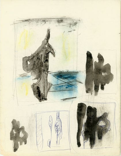 Inv# FI 86 Untitled, c. 1970s
Ball Point Ink, Graphite, Pastel and India Ink
on Bond Paper
11 x 8.5 inches&amp;nbsp;&amp;nbsp;
27.9 x 21.6 cm