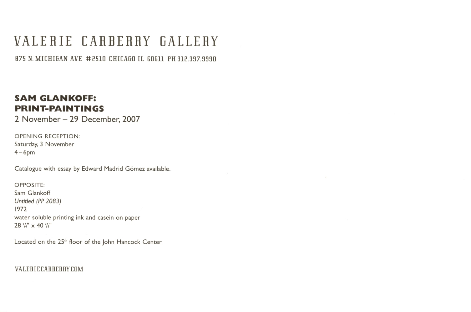 Invitation Card, back