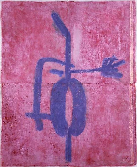 Inv# PP 4173 Untitled, 1978
Water Soluble Printer&amp;#39;s Ink and Casein
on Handmade Japanese Paper
48 3/8 x 39 7/8 inches&amp;nbsp;&amp;nbsp;
122.89 x 101.3 cm

Collection: The Jewish Museum, NY
