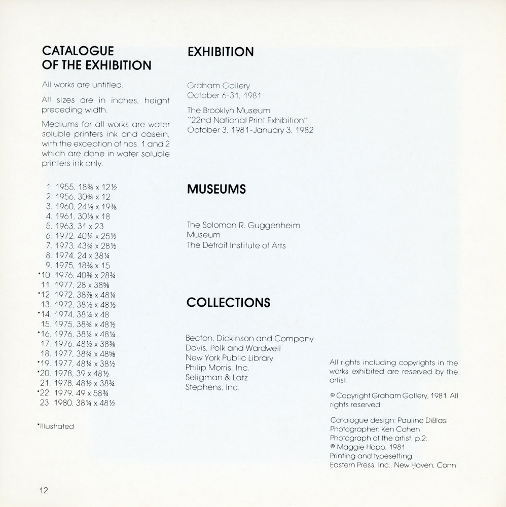 Graham Gallery Catalog