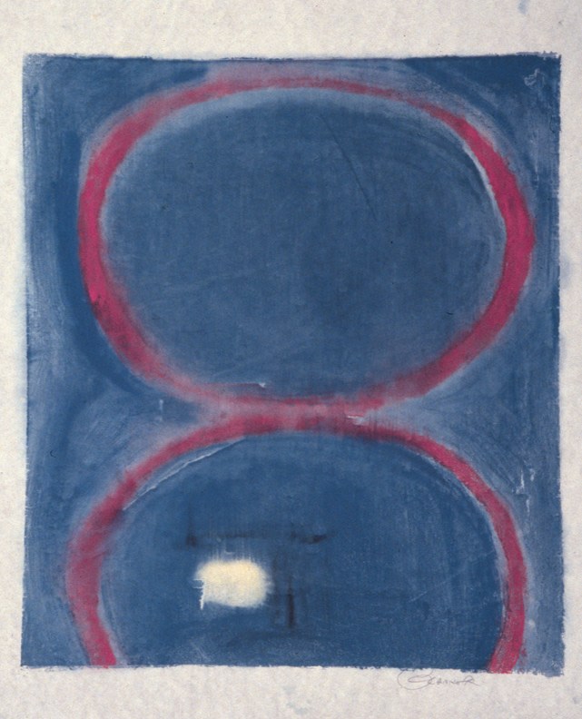 Untitled, PP 1073,&amp;nbsp;1975
Water Soluble Printer&amp;rsquo;s Ink and Casein
on Handmade Japanese Paper
​H:&amp;nbsp;19 1/8 x W: 15 3/8 inches