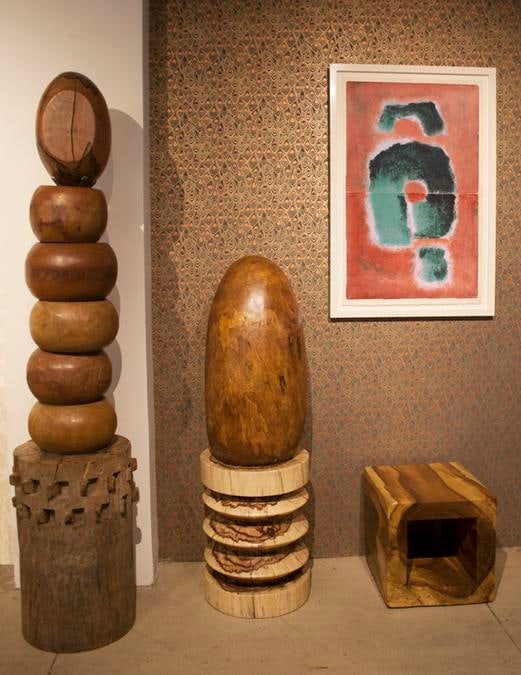 Untitted,&amp;nbsp;PP 2038, 1972
Water Soluble Printer&amp;#39;s Ink and Casein
H: 40 x W: 25 7/16 inches