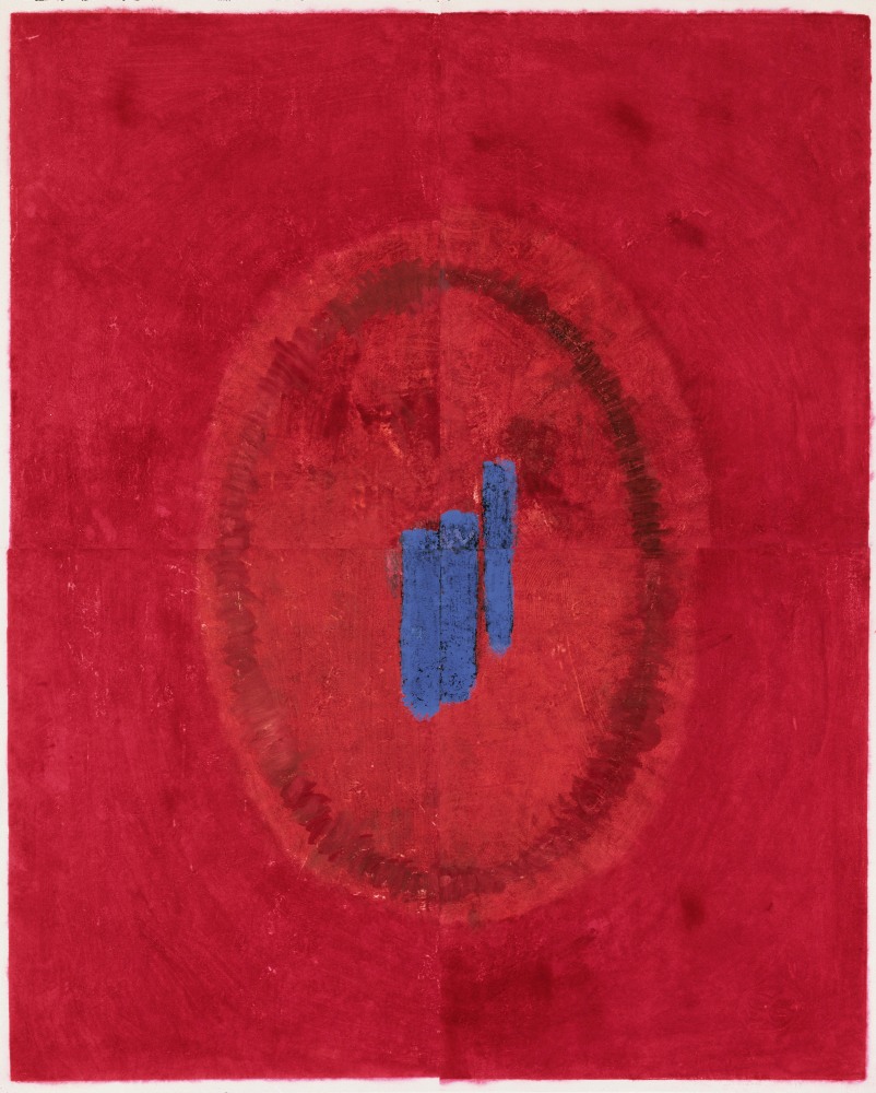 Untitled, PP 4149, 1977
Water Soluble Printer&amp;rsquo;s Ink and Casein
on Handmade Japanese Paper
H:&amp;nbsp;48 5/8 x W: 38 7/8 inches
Collection, Detroit Institute of Arts