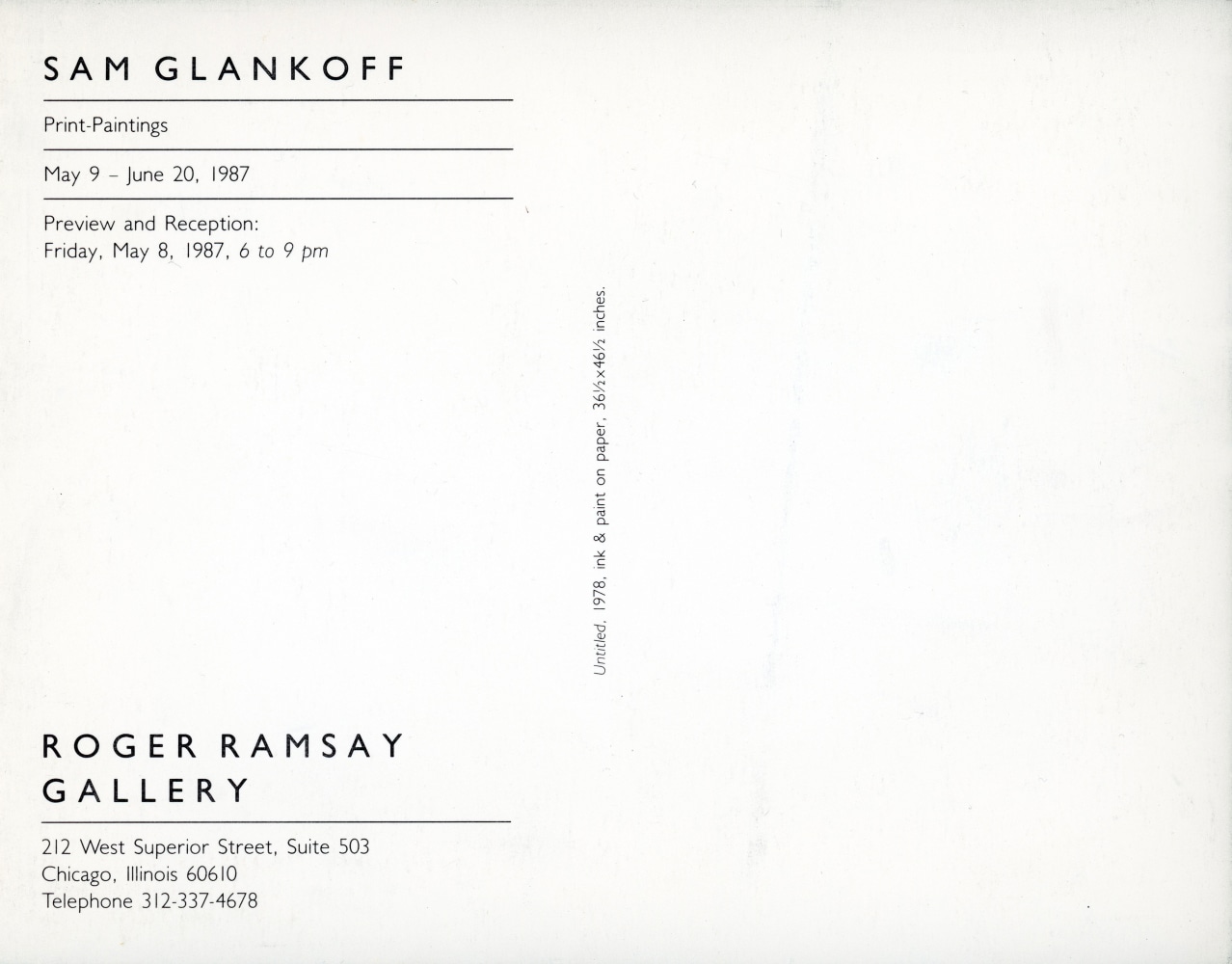 Sam Glankoff, Print-Paintings