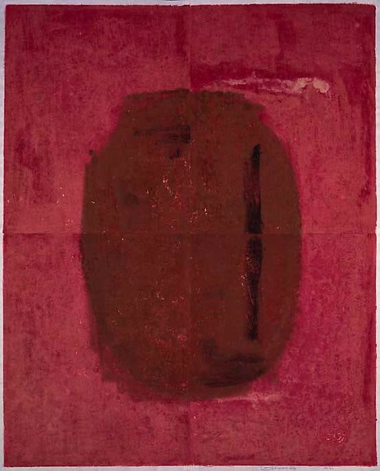 Inv# PP 4153 Untitled, c.1977
Water Soluble Printer&amp;#39;s Ink and Casein
on Handmade Japanese Paper
48 7/8 x 38 1/2 inches&amp;nbsp;&amp;nbsp;
124.16 x 97.79 cm