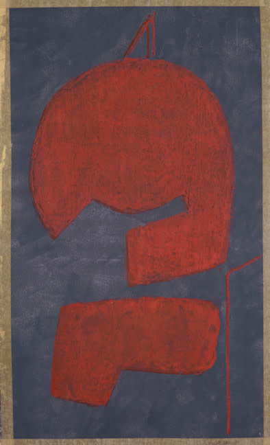 Untitled, PP 1023,&amp;nbsp;1971
Water Soluble Printer&amp;#39;s Ink and Casein
on Paper
​H:&amp;nbsp;29 1/2 x W: 17 1/2 inches