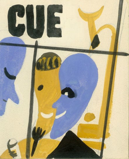 Inv# PII 055 Untitled, c. 1930s
Gouache over pencil sketch on Bristol Board
3 15/16 x 3 3/16 inches
10.01 x 8.1 cm