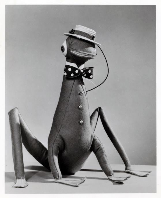 Fiddlesticks Grasshopper, c.1950s - 1960s