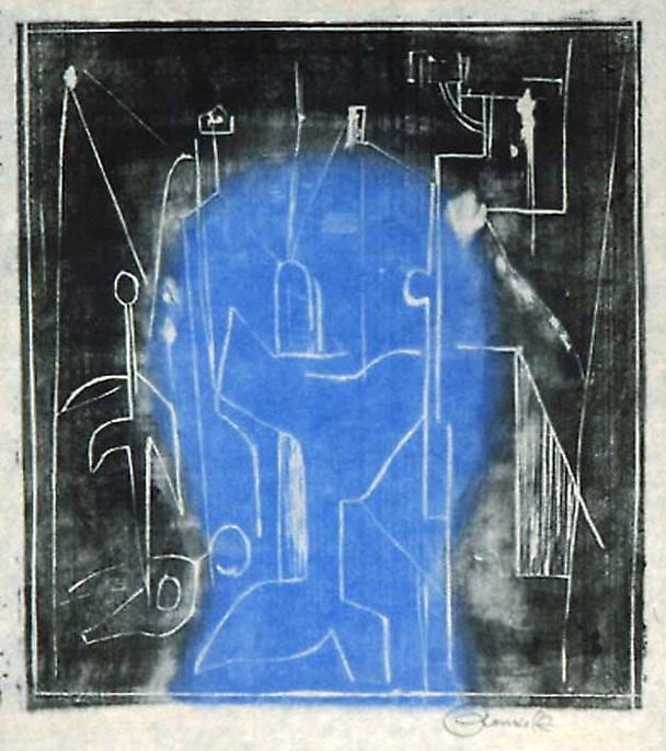 Inv# AWdC 0204-6 Untitled, c.1940-60s
Water Soluble Printer&amp;#39;s Ink
on Handmade Japanese Laid Paper
9 3/16 x 8 3/8 inches&amp;nbsp;
23.34 x 21.27 cm

Collection: The Metropolitan Museum of Art