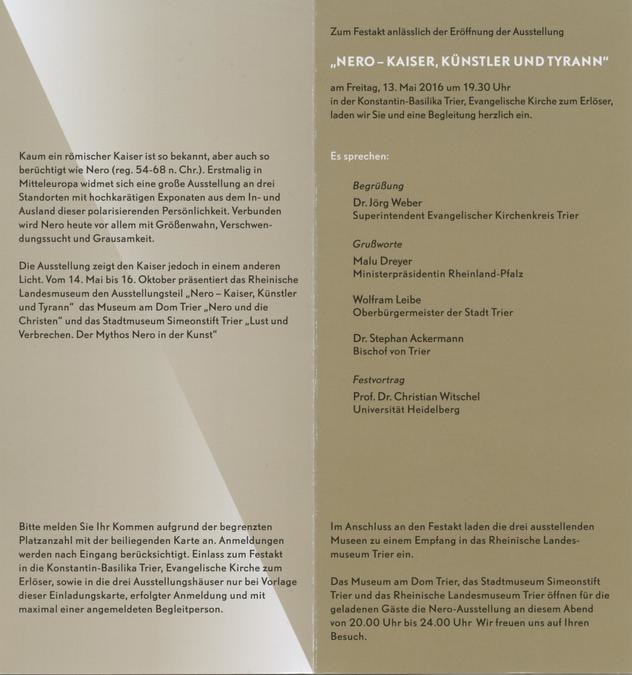 Nero - Kaiser, K&uuml;nstler Und Tyrann: NERO-Emperor, Artist and Tyrant