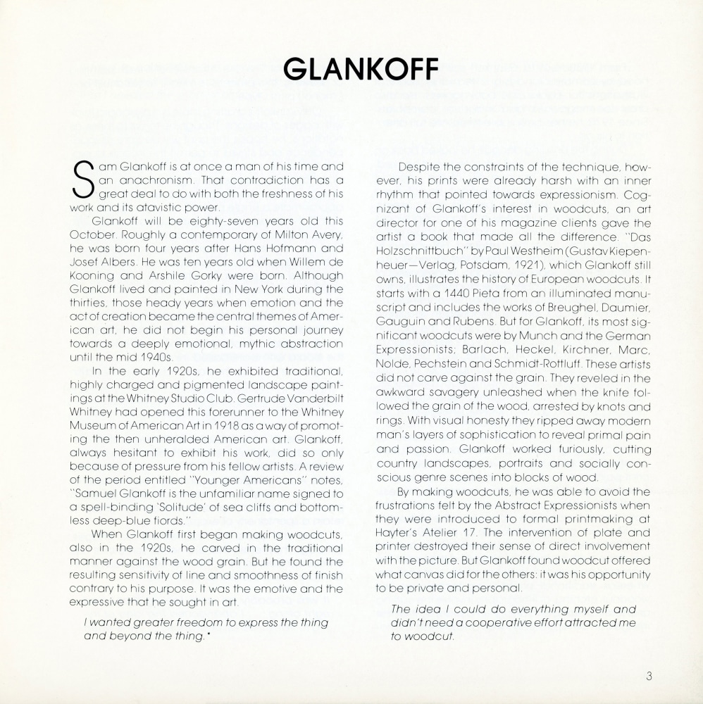 Graham Gallery Catalog