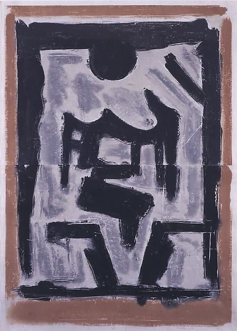 Untitled, PP 2088,&amp;nbsp;1972
Water Soluble Printer&amp;rsquo;s Ink and Casein
on Handmade Japanese Paper
H:&amp;nbsp;40 3/4 x W: 29 inches