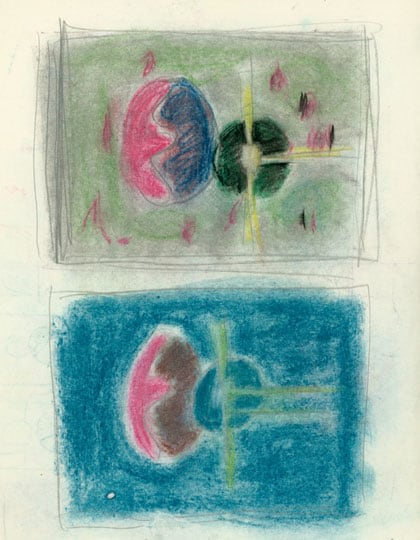 Inv# C 76-VE Untitled, c. 1970s
Graphite an Pastel on Bond Paper
11 x 8.5 inches&amp;nbsp;&amp;nbsp;
27.9 x 21.6 cm