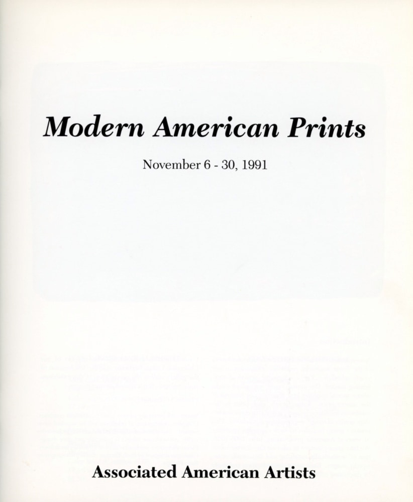 A.A.A. Modern American Prints
