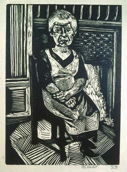 Inv# RBWWdC 0101-23-1 Untitled, 1923
Oil Based Printer&amp;#39;s Ink / Woodcut
on Handmade Japanese Wove Paper
7 7/8 x 5 11/16 inches&amp;nbsp;&amp;nbsp;
20.02 x 14.45 cm

Private Collection