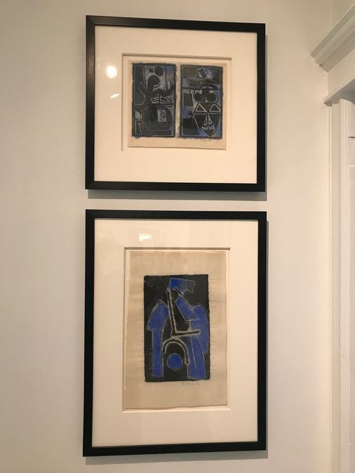 Untitled, AWdC-CM 1108,&amp;nbsp;c.1940-50s
Water Soluble Printer&amp;rsquo;s Ink
H:&amp;nbsp;10 1/2 x W: 12 inches

Untitled, AWdC-CM 2003,&amp;nbsp;c.1950-60s
​Water Soluble Printer&amp;rsquo;s Ink
H:&amp;nbsp;18 3/8 x W: 12 inches