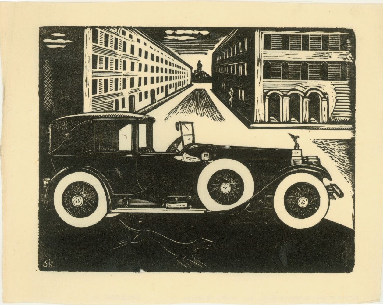 Untitled, WdCI 03502, c. 1920s-1930s
Linocut/ Woodcut
on Handmade Japanese Paper
H: 6 3/16 x W: 8 inches
&amp;nbsp;