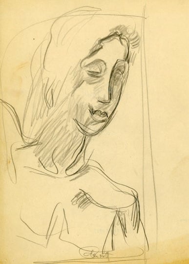 Inv# GDrP 015 Untitled, c.1920s
Graphite on Commercial Paper
11 x 8 7/16 inches&amp;nbsp;&amp;nbsp;
27.94 x 21.43 cm