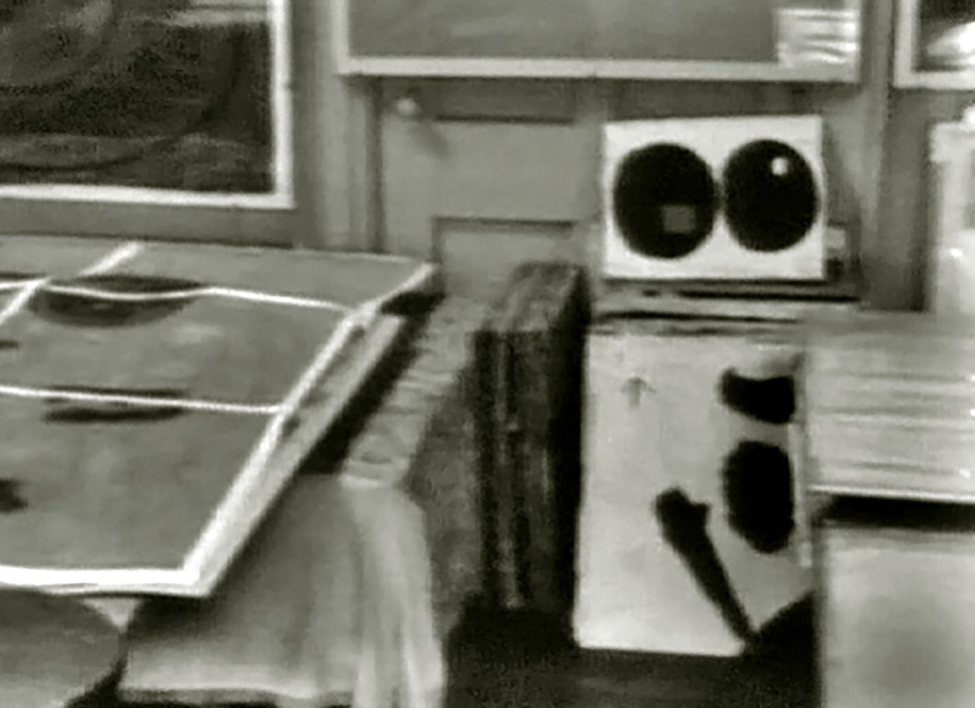 2.&amp;nbsp;When the transferring of the design on the boards is finished and the acrylic paint is dry, the boards are again separated, and stacked neatly, in numerical order, against the studio wall, in preparation for each board to be used separately and sequentially in the printing process.