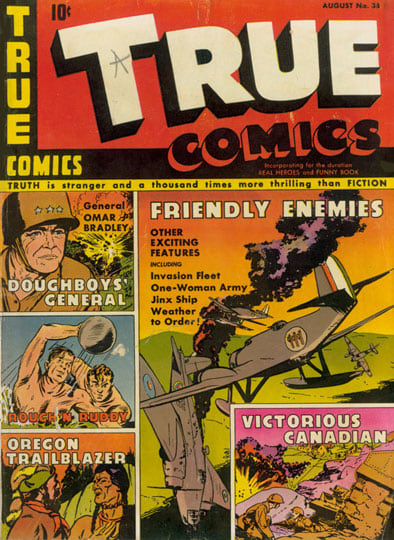 Inv# CS 0124 True Comics Magazine, 1944
Newsprint
10 5/16 x 7 1/2 inches&amp;nbsp;&amp;nbsp;
26.19 x 19.05 cm