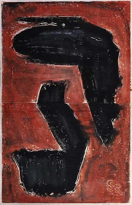 Inv# PP 2033 Untitled, 1972
Water Soluble Printer&amp;#39;s Ink and Casein
on Handmade Japanese Paper
38 1/4 x 24 1/2 inches
97.16 x 62.23 cm

Private Collection