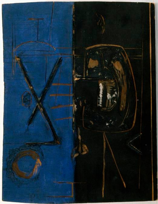 WOOD BLOCK MATRIX for&amp;nbsp;AWdC-CM 2000 Collage Monotypes, c. 1950s
H:&amp;nbsp;12 1/2 x W: 7 3/4 inches