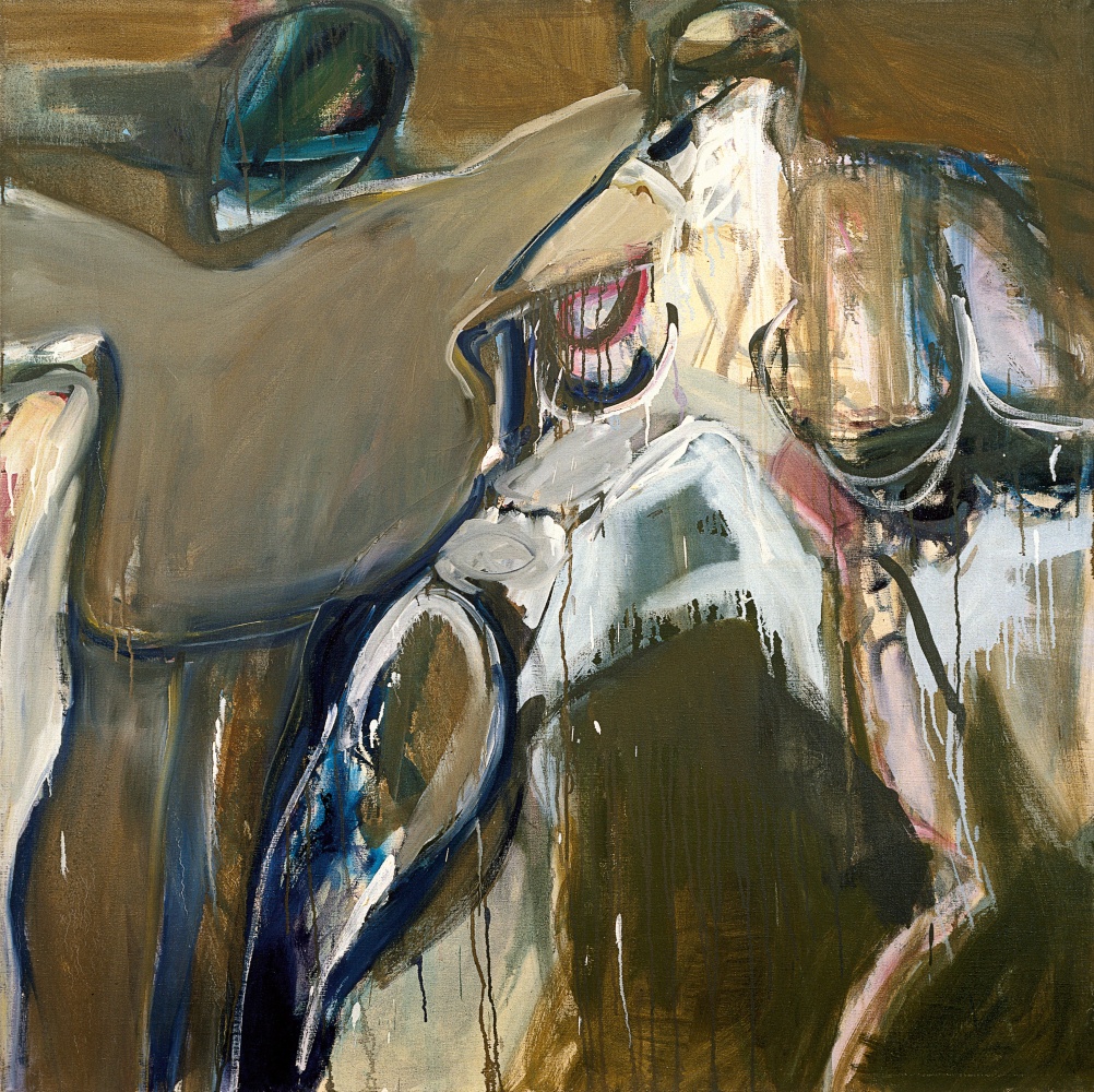 Eva Hesse 
No title, 1960
Oil on canvas
49 1/2 &amp;times; 49 1/2&amp;nbsp;inches (125.7 &amp;times; 125.7 cm)
Private Collection, Princeton, New Jersey, 1999
Image&amp;nbsp;courtesy The Estate of Eva Hesse.
Courtesy Hauser &amp;amp; Wirth.