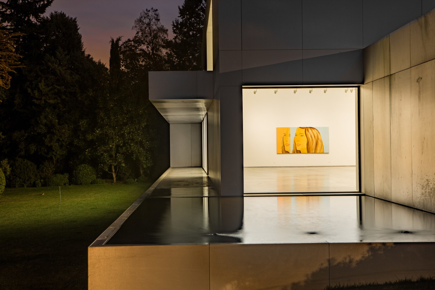 Alex Katz. Splits. 2018. Installation view. Pedro Albornoz