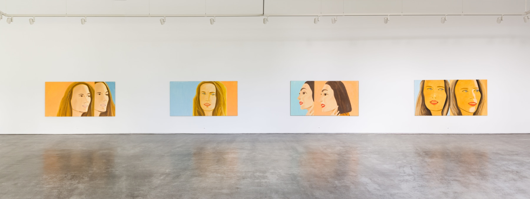 Alex Katz. Splits. 2018. Installation view. Pedro Albornoz