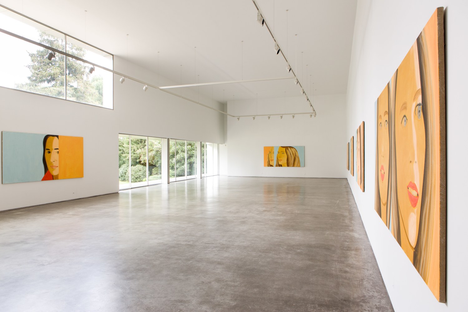 Alex Katz. Splits. 2018. Installation view. Pedro Albornoz
