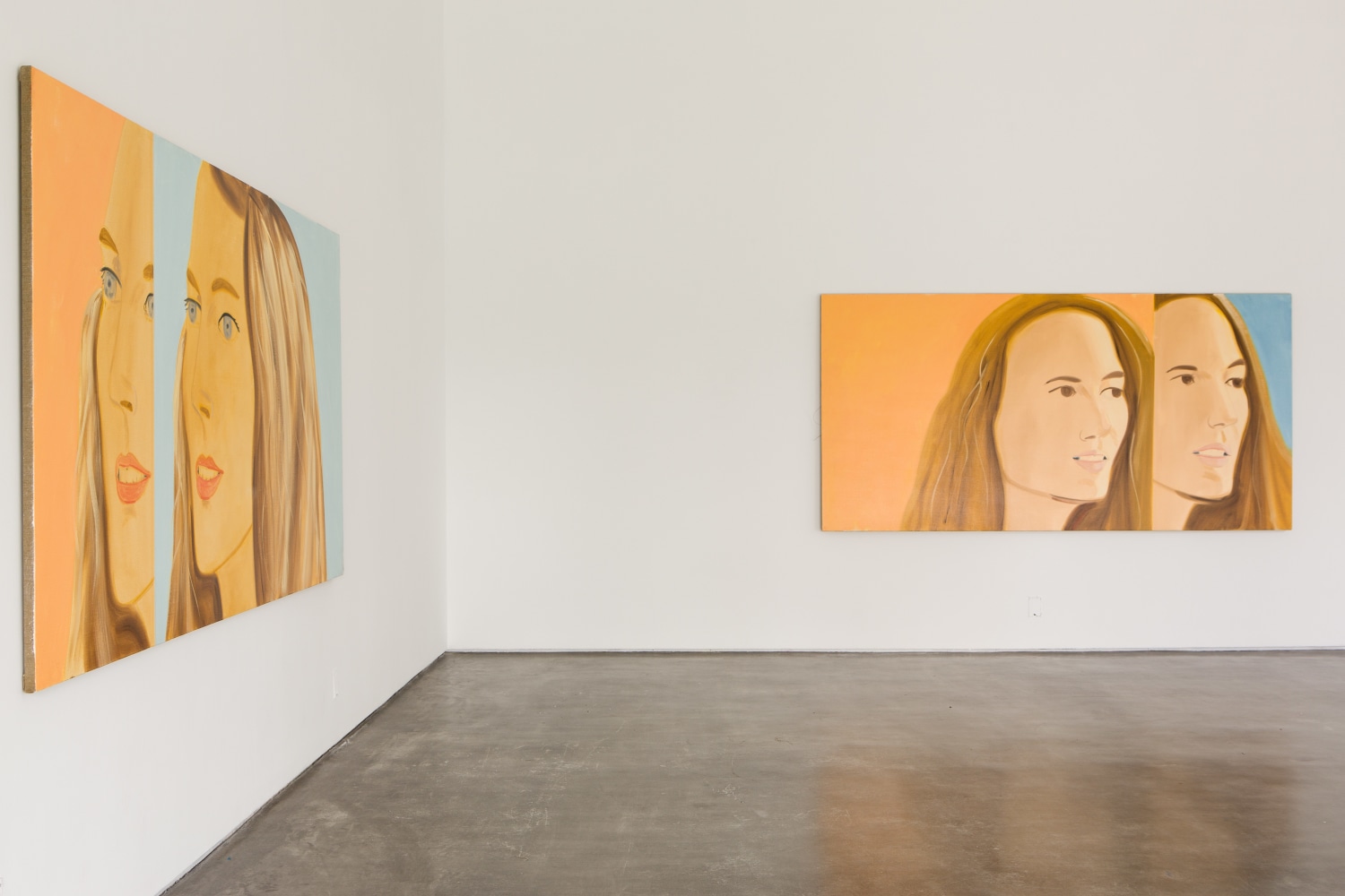 Alex Katz. Splits. 2018. Installation view. Pedro Albornoz