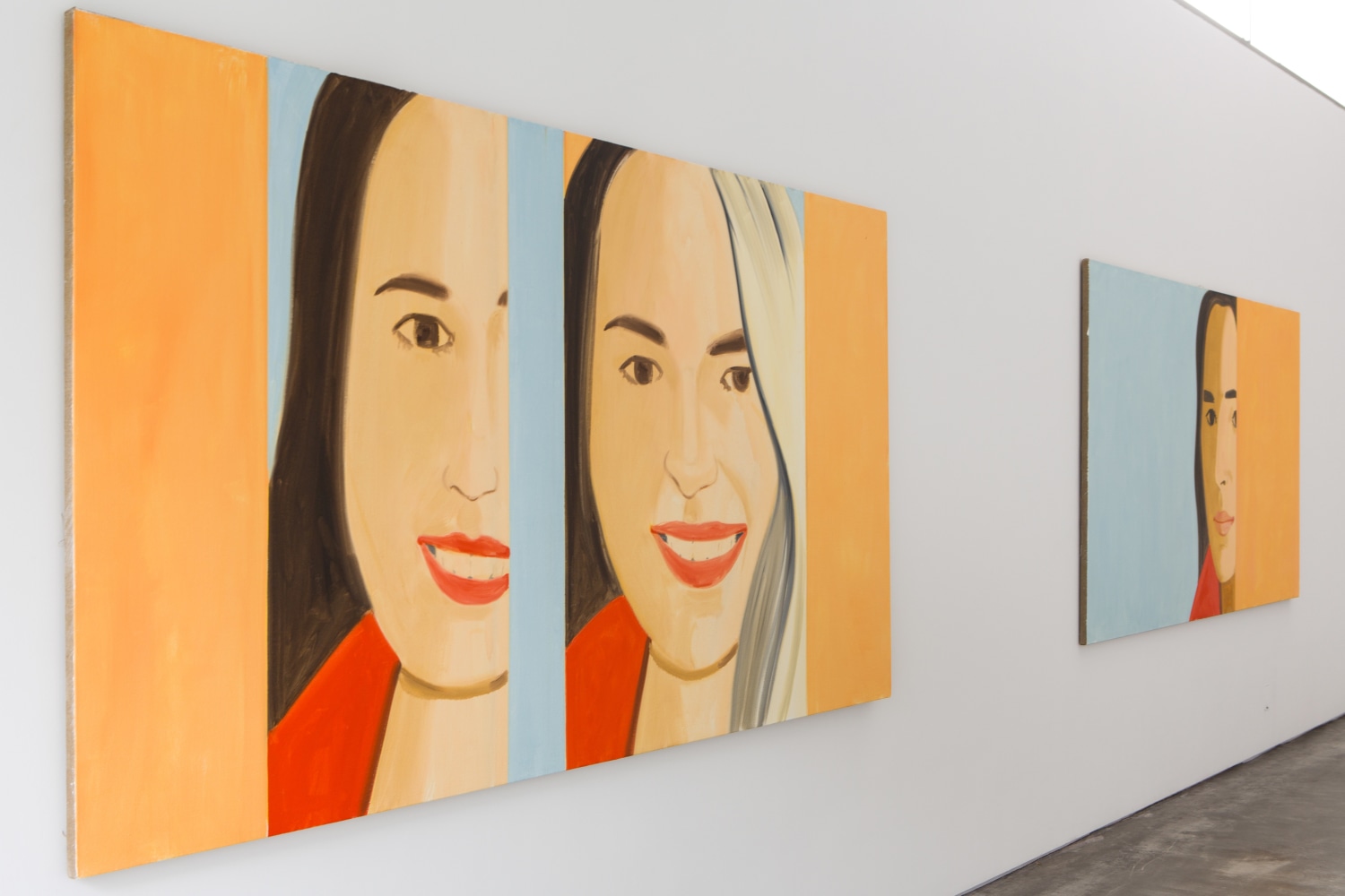 Alex Katz. Splits. 2018. Installation view. Pedro Albornoz