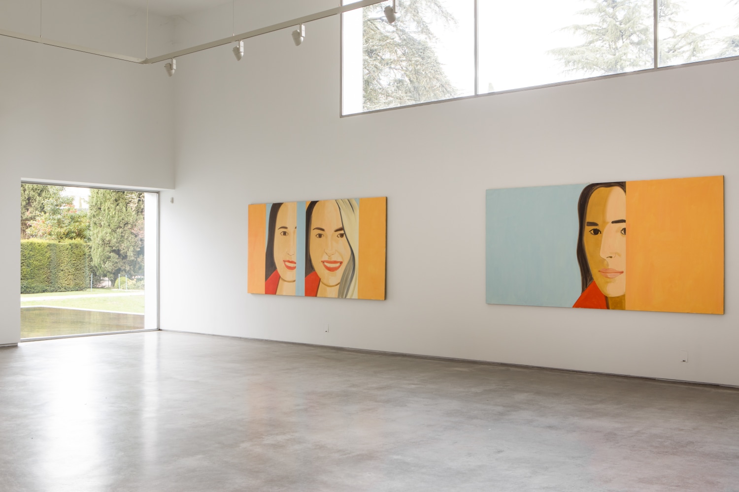 Alex Katz. Splits. 2018. Installation view. Pedro Albornoz