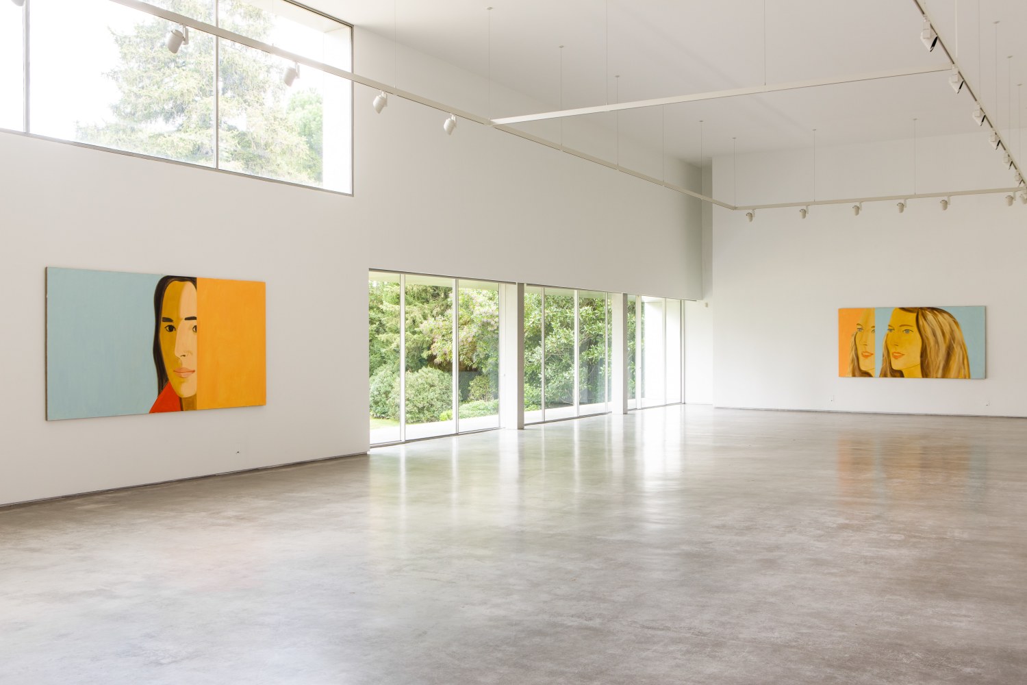Alex Katz. Splits. 2018. Installation view. Pedro Albornoz