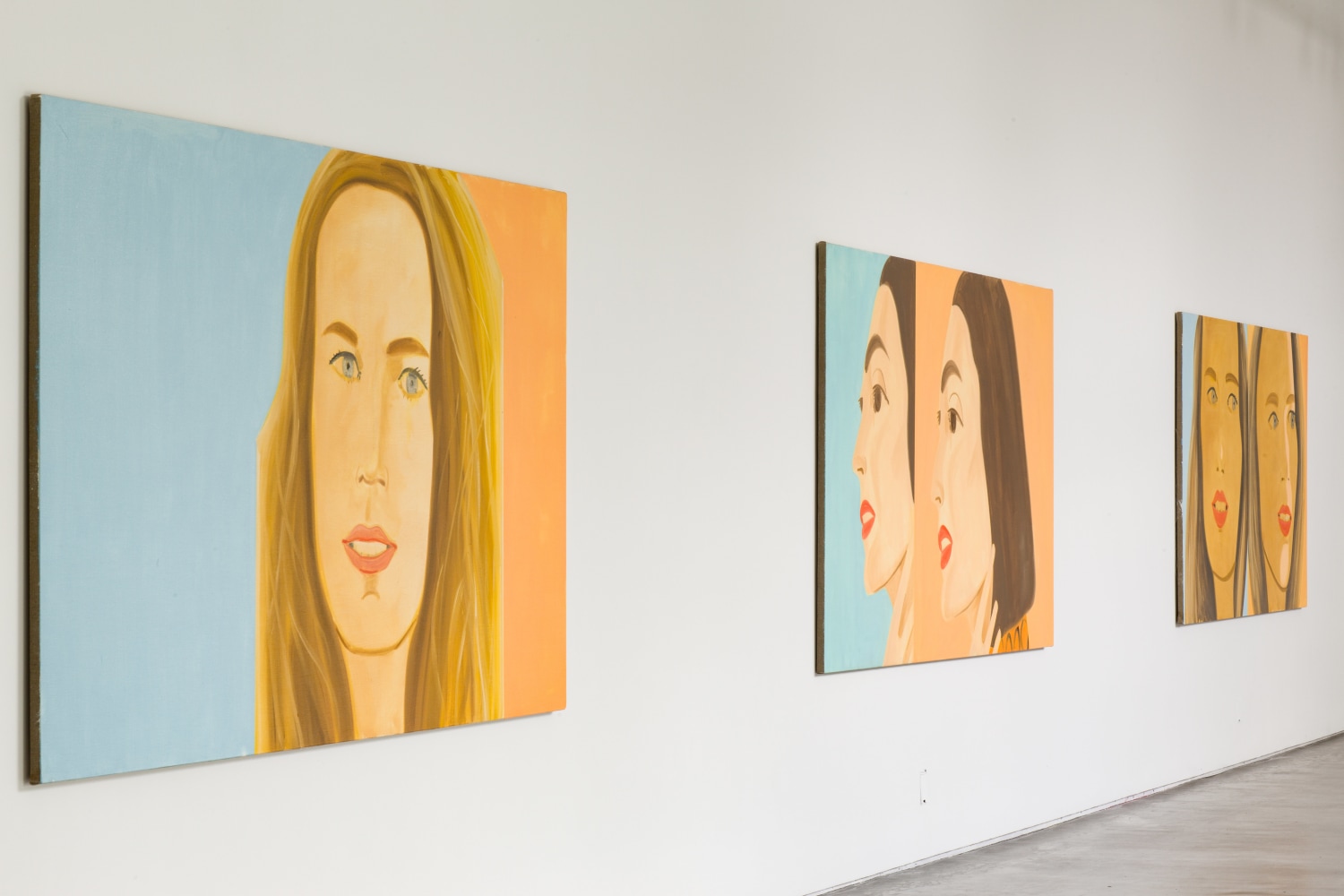Alex Katz. Splits. 2018. Installation view. Pedro Albornoz
