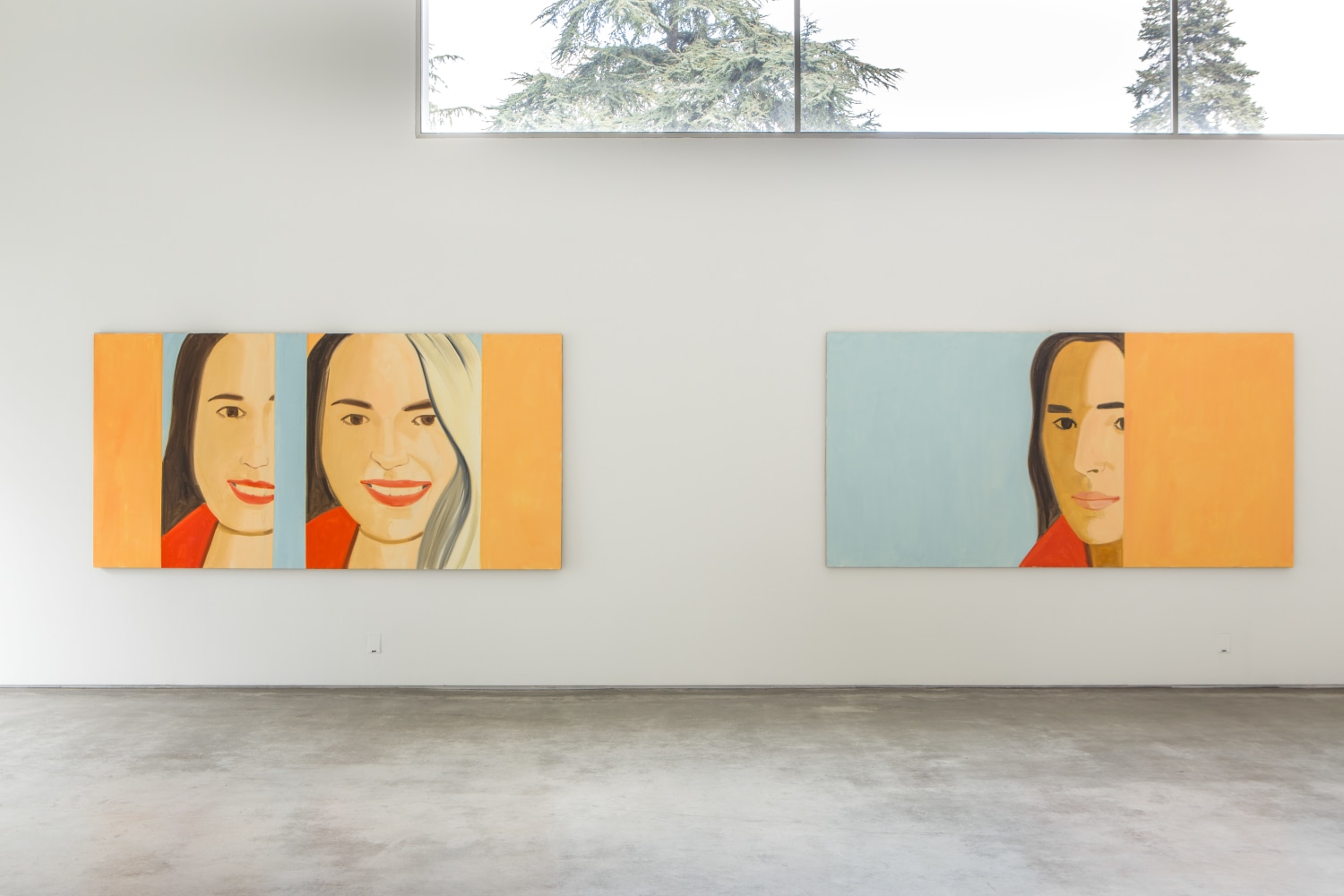 Alex Katz. Splits. 2018. Installation view. Pedro Albornoz