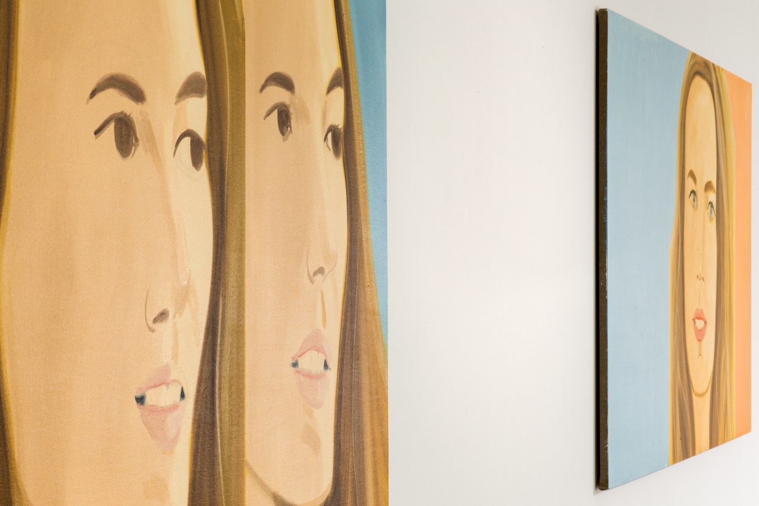 Alex Katz. Splits. 2018. Installation view. Pedro Albornoz